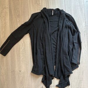 Free People In the Loop Drape Open Front Cardigan